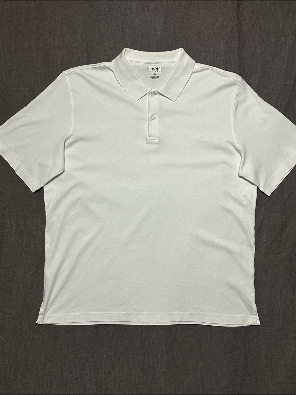 Joseph Abboud White Short Sleeve Polo Shirt
